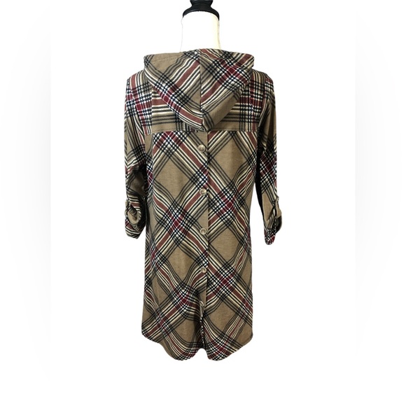 Plaid Light-Weight Sweater Dress Medium - Picture 2 of 5